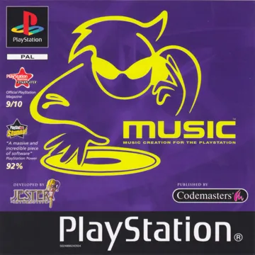 Music - Music Creation for the PlayStation (EU) box cover front